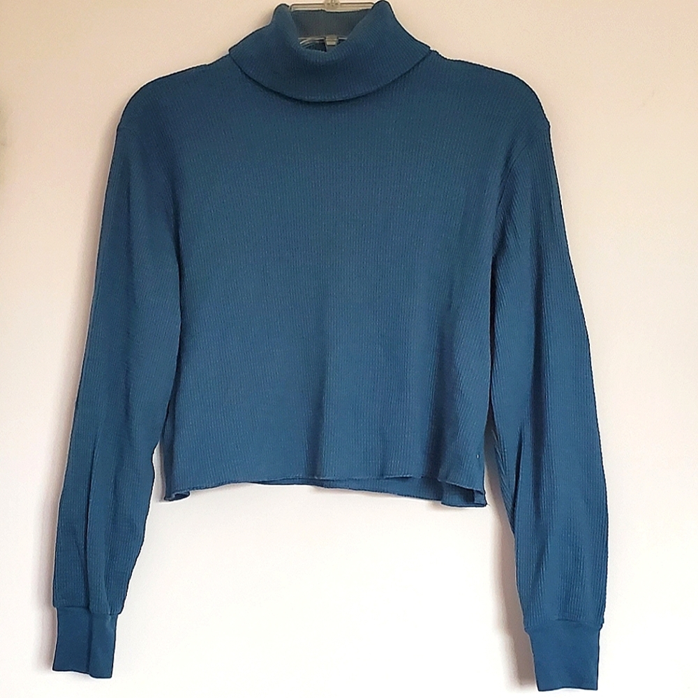 ARITZIA Thermal Cropped Turtleneck